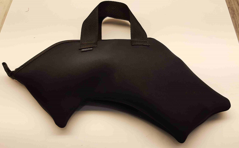 Zippered Neoprene Case unusual shape